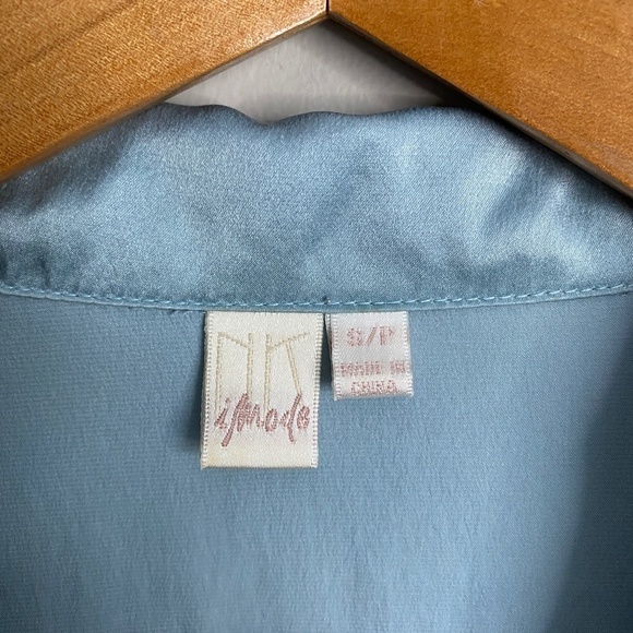 NK imode Women's Slate Urban Silk Nightshirt Size Small - Picture 2 of 11